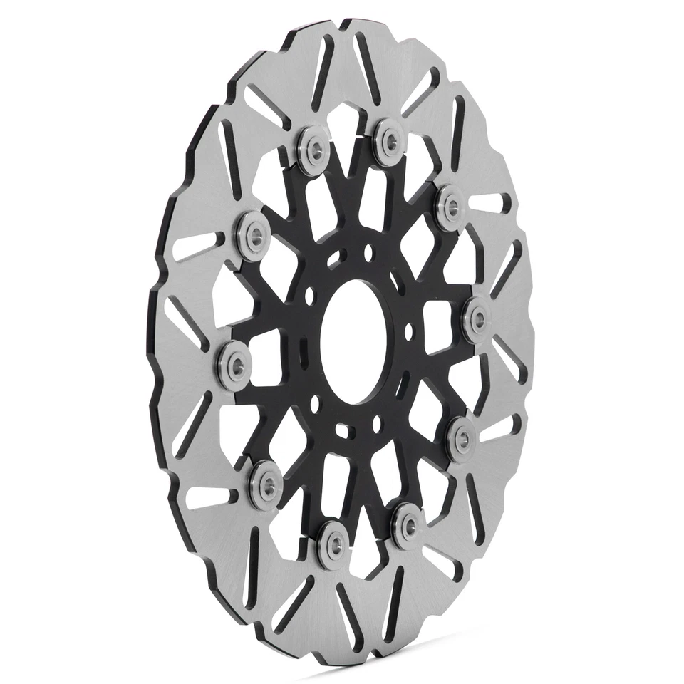 Pastillas de rotores de freno delanteras traseras de 11,5" para Harley XL 1200 R Sportster Roadster 04-08 Foto 2 de 4