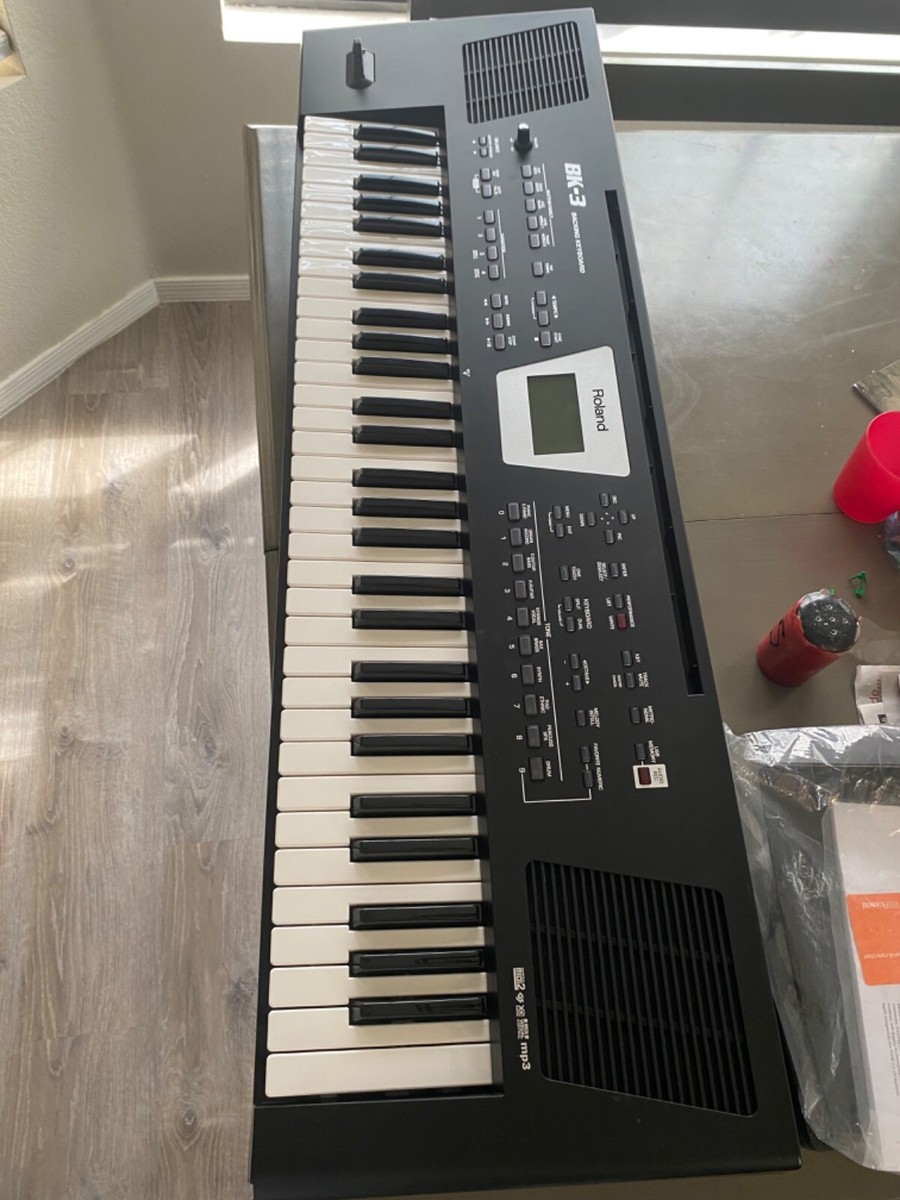 Roland Bk-3 Backing Keyboard Black for sale online | eBay