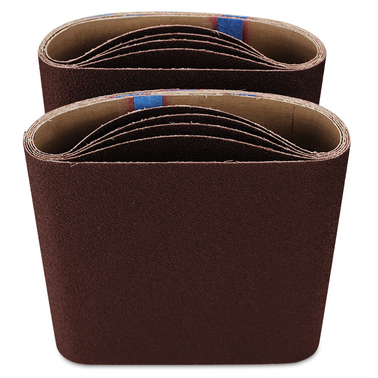 8" x 19" EZ8 Expandable Drum Floor Sander Sanding Belts A/O 100 Grit ...