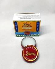 TIGER BALM Thai Herbal Dizzy Reduce Pain Cure Relieve Insect Bites 4 g.