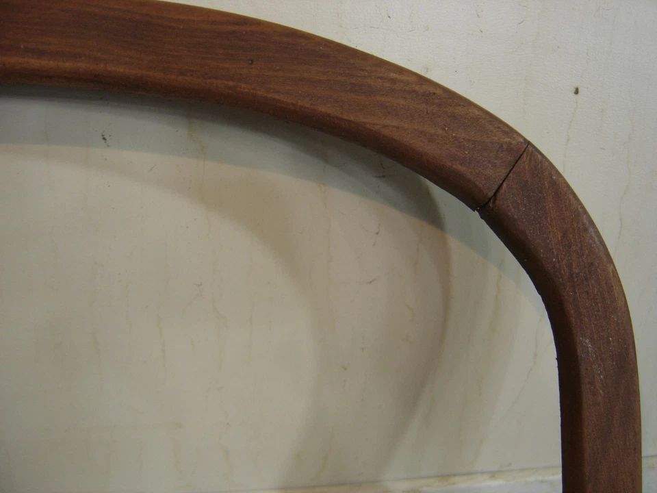 Antique Poplar Vertical Mirror Frame Top corners rounded 28 3/4” wide       #326 - Image 3 of 4