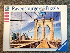HTF Ravensburger BROOKLYN BRIDGE VIEW 1000 piece puzzle COMPLETE