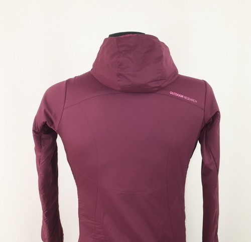GIACCA MICROLIGHT OUTDOOR RESEARCH POLARTEC PERTEX CON CAPPUCCIO ASCENDENTE taglia S - Foto 6 di 12