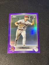 Cooper Hummel 2022 Topps Chrome Update Purple RC #USC185 Arizona Diamondbacks