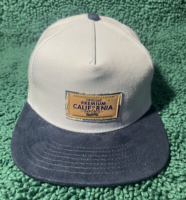 LIDS Exclusive Official Premium California Exports Suede Brim Cap OSFM  Strapback