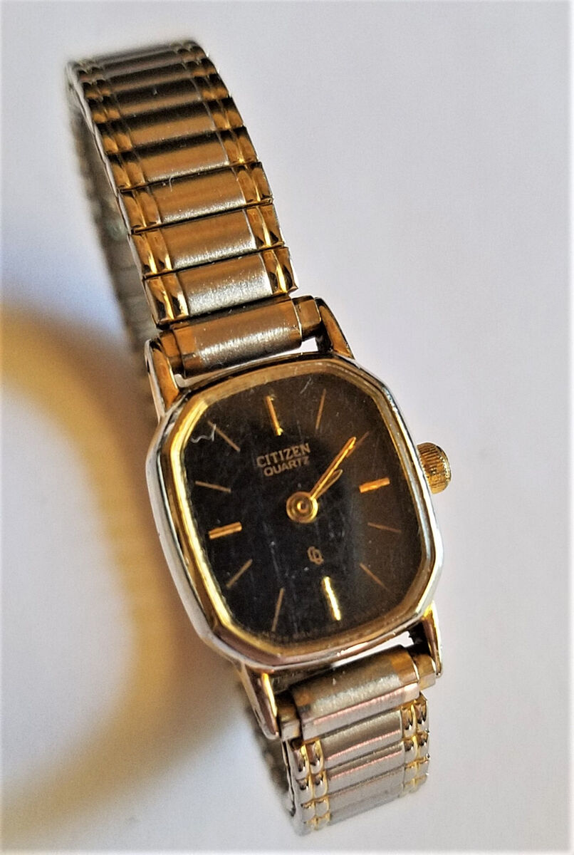 Citizen Women Quartz Watch 3220-893476 Black Dial 2 Tone Citizen Women Quartz Watch 3220-893476 Black Dial 2 Tone