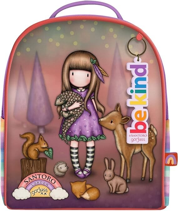 Mini Zaino Santoro Be Kind To All Creatures Zainetto Tempo Libero Per Ragazze