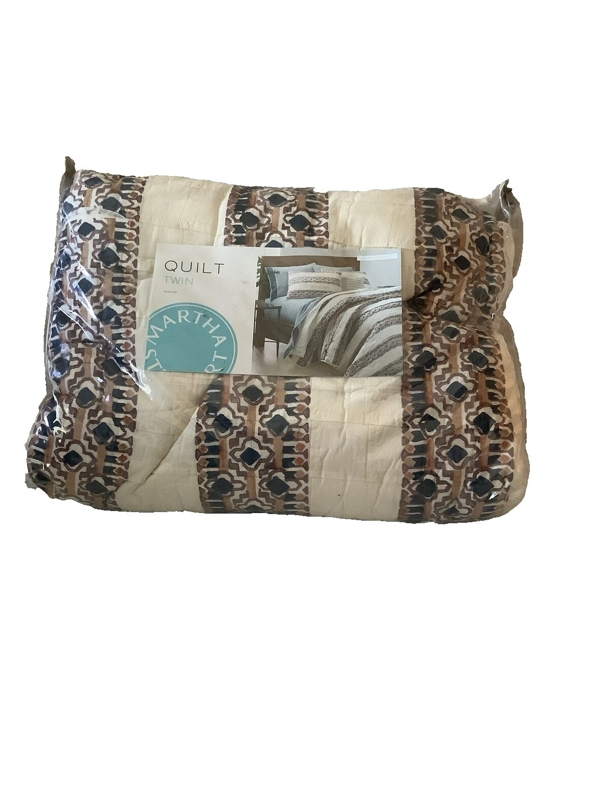 Edredones, colchas Martha Stewart marrón y cobertores para cunas