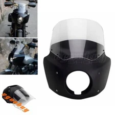 Front Headlight Fairing w/ 11" Windshield Windscreen For Harley Softail FXST 18+