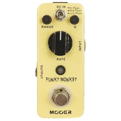 MOOER FUNKY MONKEY Auto Wah Guitar Effect Pedal True Bypass Digital Wah MFT2