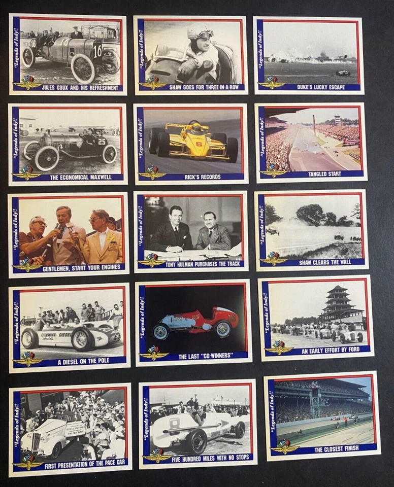 Legends of Indy - 1991 Collegiate Collection Indy Car Racing Card Lot #1-72 - Image 3 of 4