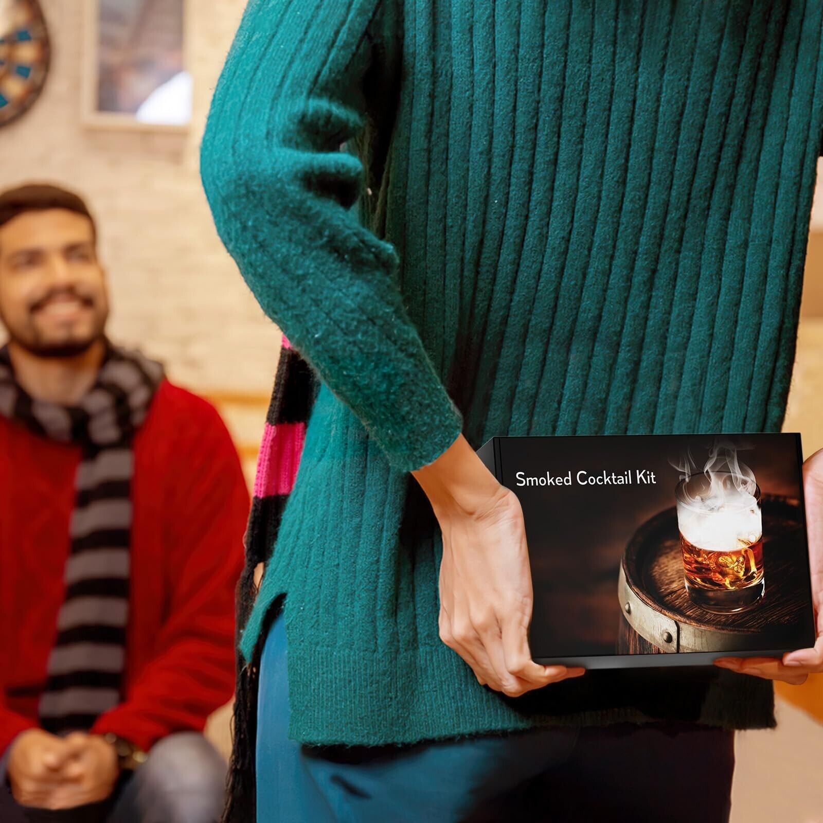 Cocktail Smoker Kit with Torch – 8 Flavors Wood Chips – Bourbon, Old