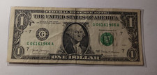 $1 FANCY SERIAL NUMBER BIRTHDAY OR ANNIVERSARY NOTE FOR JUNE 16, 1966
