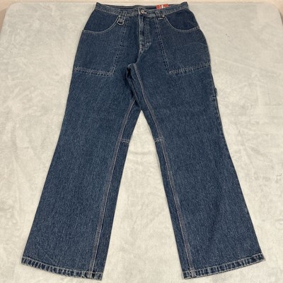 Y2K Route 66 Carpenter Baggy Jeans 32x32 Loose Wide Skater Hip Hop VTG 2000s NWT
