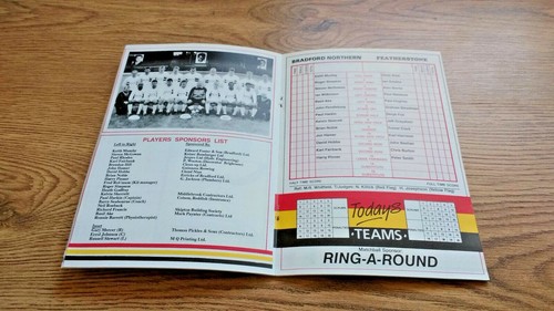 Bradford Northern Rugby League Programmes 1971 - 1993 - Picture 103 of 141