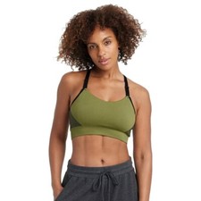 Auden Women's Nursing Yoga Bra - Green, Medium