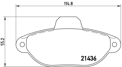 Kit Dischi freno e pastiglie BREMBO Fiat Panda 2 169 1.1 1.2 dal 2003 anteriori - Bild 3 von 3