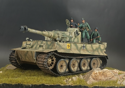 1/35 Built WWII German Tiger I Tank 2nd SS Div. 'Das Reich' Kursk