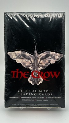 The Crow Eric Draven Brandon Lee Original Movie Trading Cards Box 1994 (SEALED)
