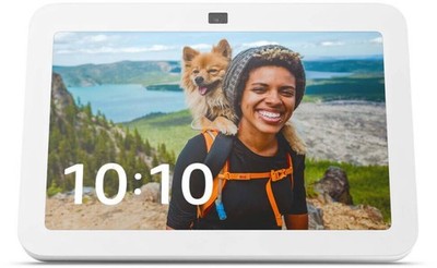 Amazon Echo Show 8 (3. Gen) smarter HD-Touchscreen mit 3D Audio, weiß