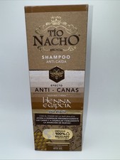 Tío Nacho Efecto Anti-Canas, Champú Anti-Caída con Henna Egipto