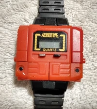 Vintage Robotime Robot Transforming Quartz Wrist Watch 80's 