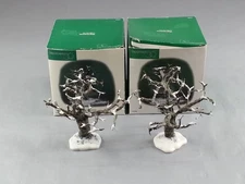 2 Piece Dept 56 Craggy Oak Tree 52748 With Box Christmas Holiday