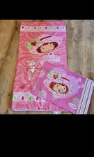 Vintage Strawberry Shortcake Sleepover bundle,pillowcase,travel bag,sleeping bag