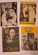   4x  alte DDR Filmprogramme - Luis de Funes -  1960er  Progress Kino  Werbung 