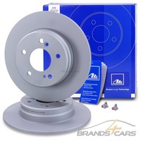 ATE Bremsscheiben 2 Stk Voll Ø278 Hinten FÜR Mercedes SLK R170 R171