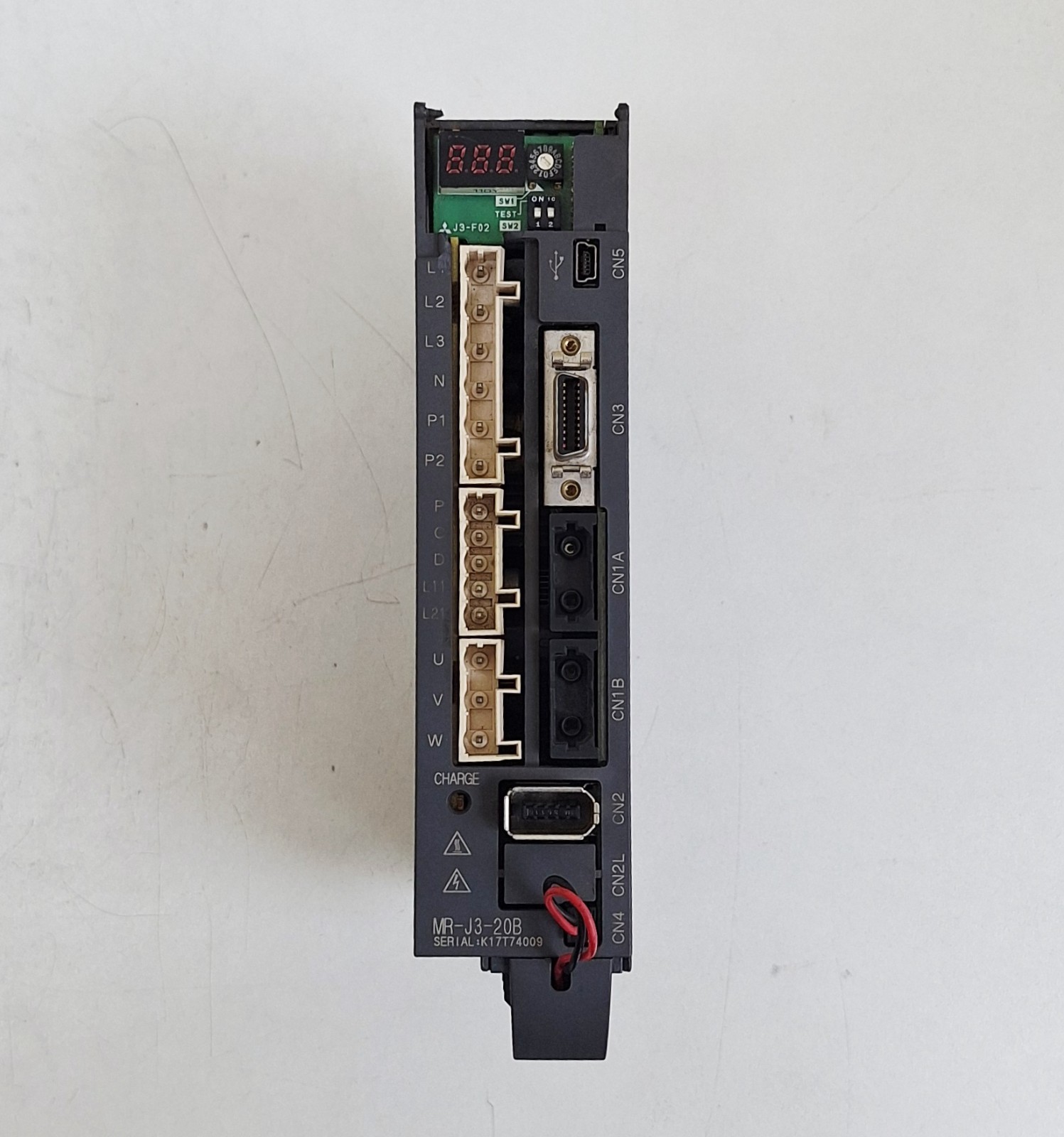 Mitsubishi MR-J3-20B AC Servo Unit 200W 170V 0.360Hz 1.5A-2