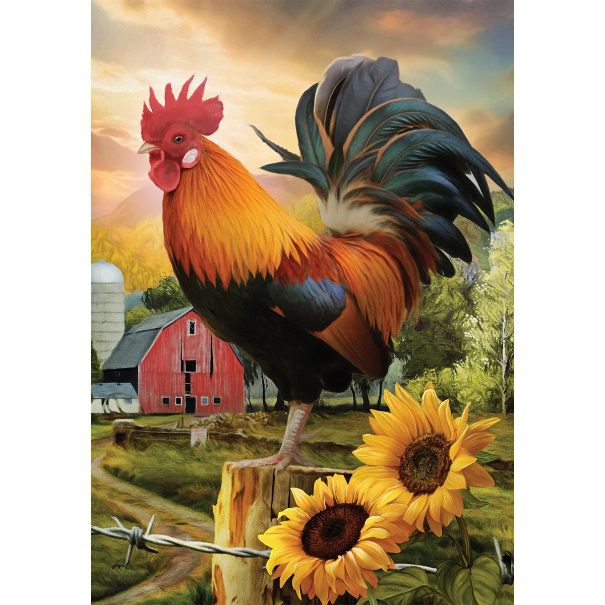 Briarwood Lane Rooster Garden Flag - Thumbnail 2