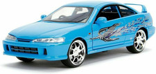Coche fundido a presión Fast & Furious 1:24 Mia'S Acura Integra Type-R, juguetes para niños y A