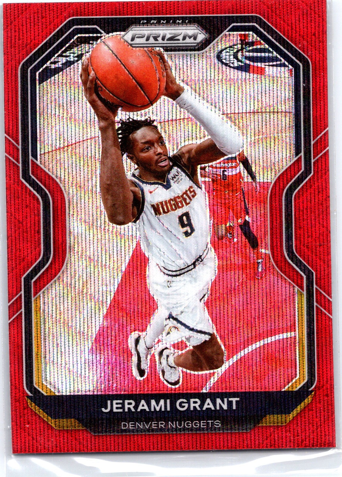 2020-21 Panini Prizm #143 Jerami Grant Ruby Wave Prizms