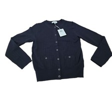 Free Assembly Women's XS Cardigan Sweater Long Sleeve Navy Blue NWT