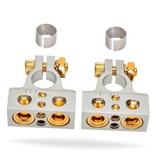 0/4/8 or 10 Gauge Battery Terminals with Shims - 0/4/8/10 Gauge 2 pack