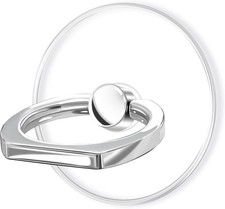 Transparent Clear Phone Ring Grips Holder Kickstand, Finger Ring Stand for Cell