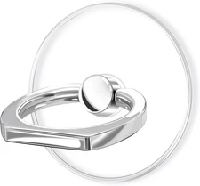 Transparent Clear Phone Ring Grips Holder Kickstand, Finger Ring Stand for Cell