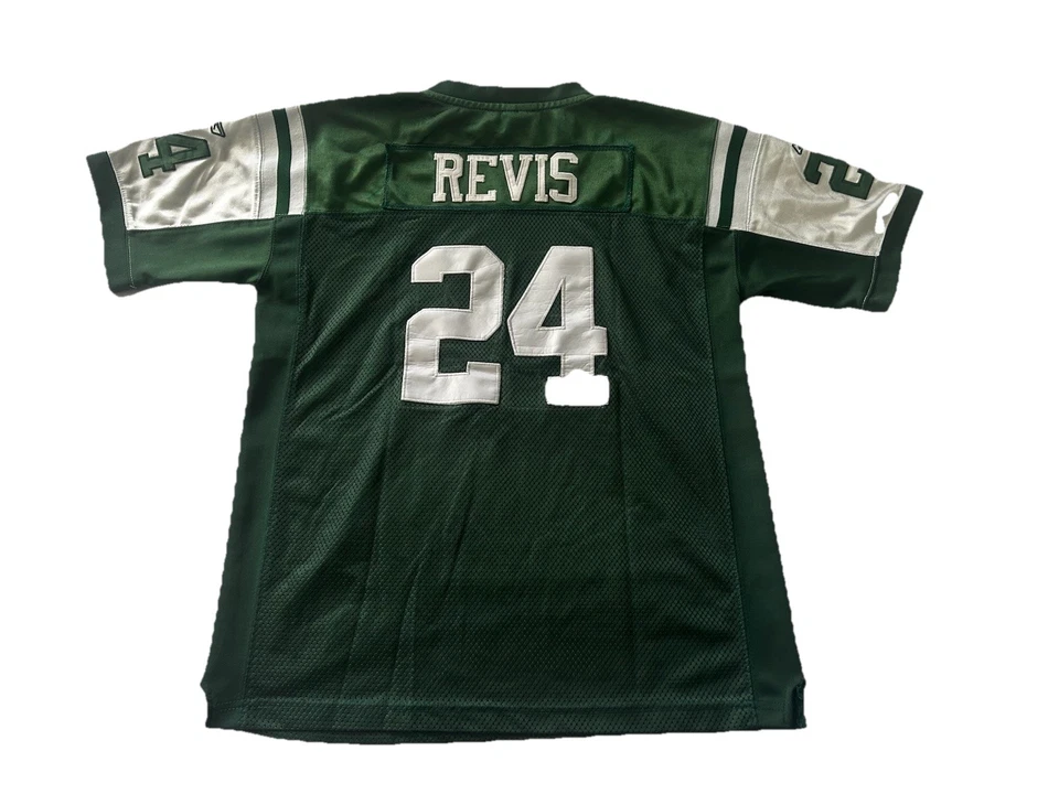 Camiseta Reebok New York Jets Juvenil XXL Darrelle Revis 24 NFL Equipo Onfield Foto 4 de 4