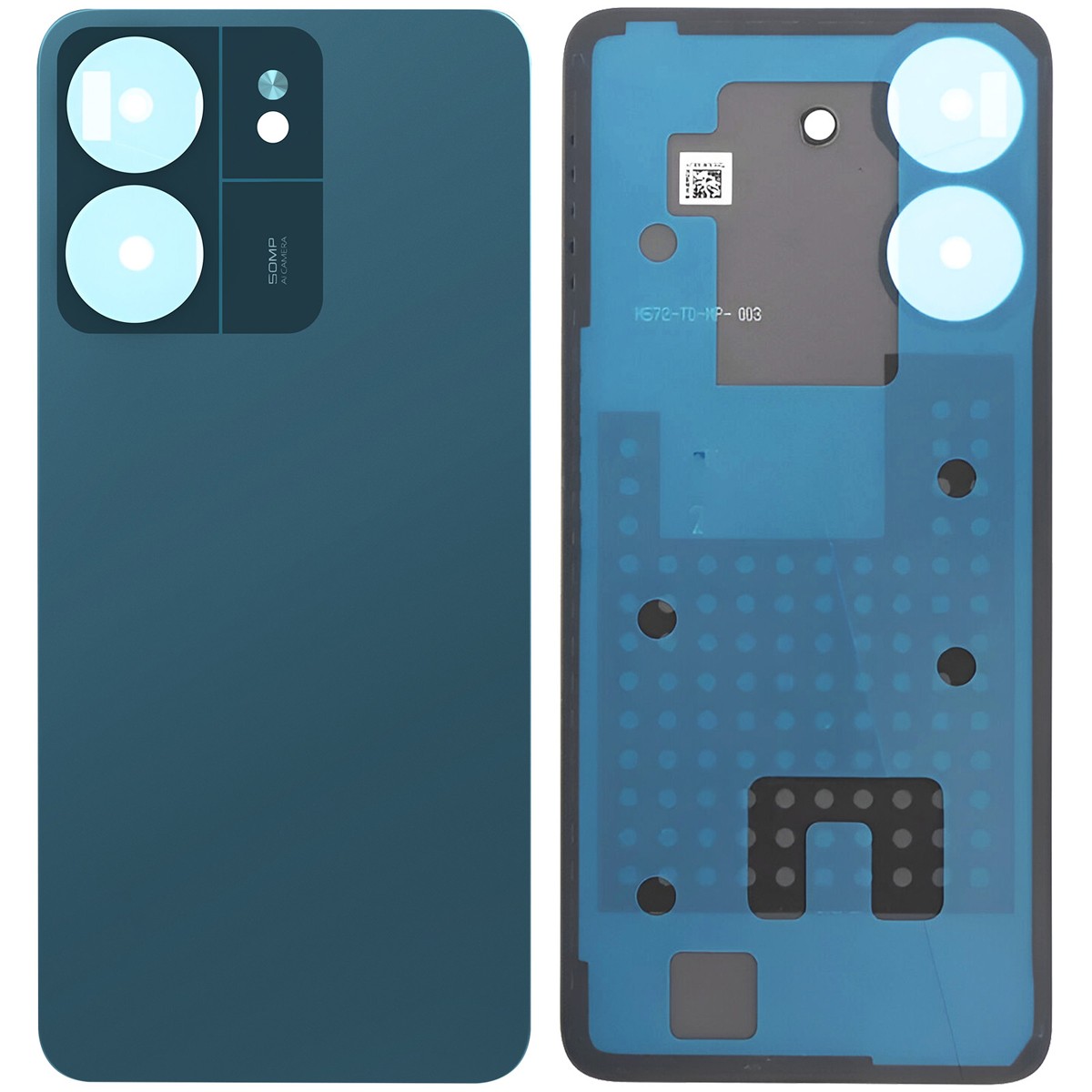 Coque arrière Xiaomi Redmi 13C 4G avec sticker adhésif pièce réparation