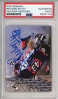 RICHARD PETTY NASCAR CRASH SIGNED PHOTOGRAPH AUTOGRAPH PSA DNA CERTIFIED PICTURE