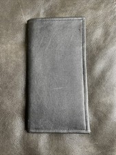 Black Long Wallet case pouch Passport ID 9.5  x5  