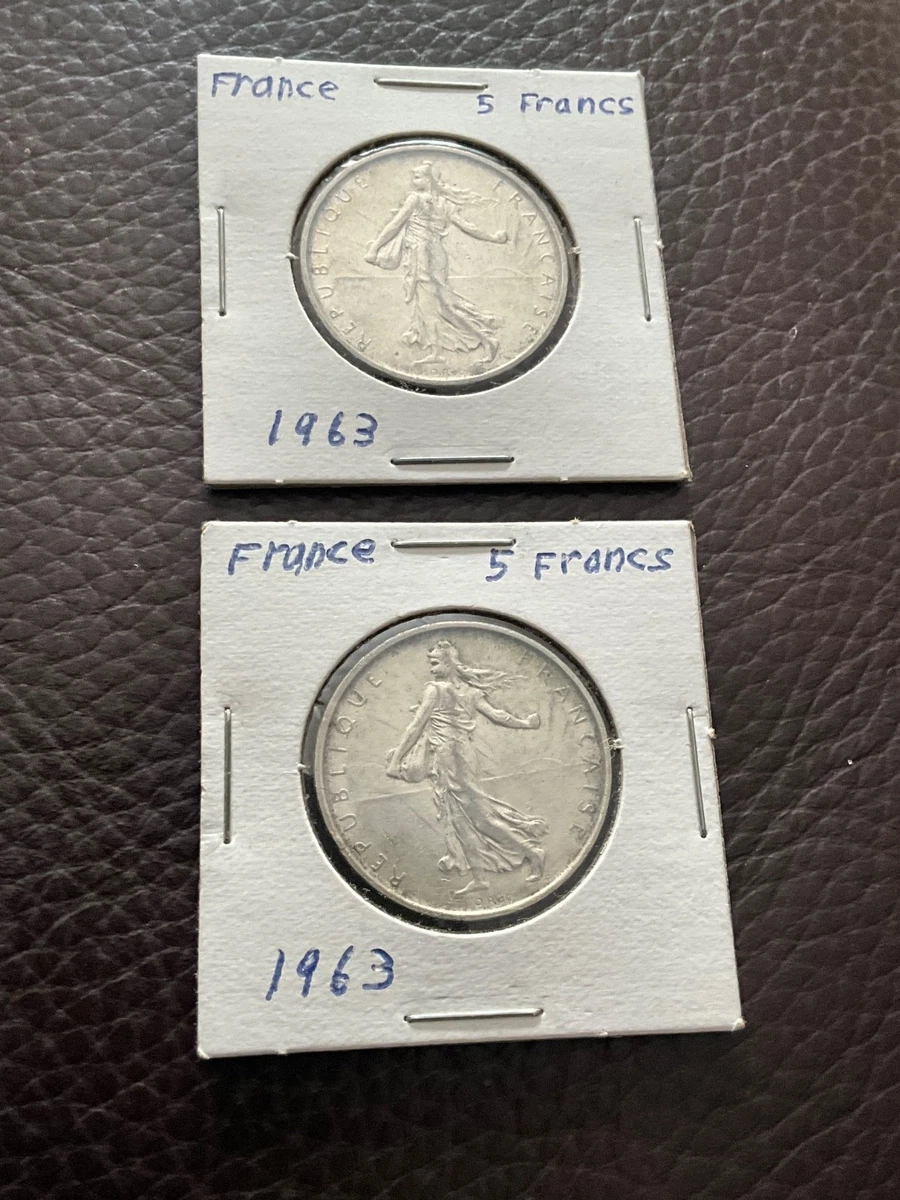 银色1963 法国硬币| eBay