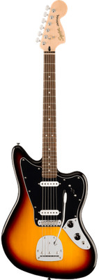 Fender Squier Affinity Series  Jaguar , Black Pickguard, 3-Color Sunburst