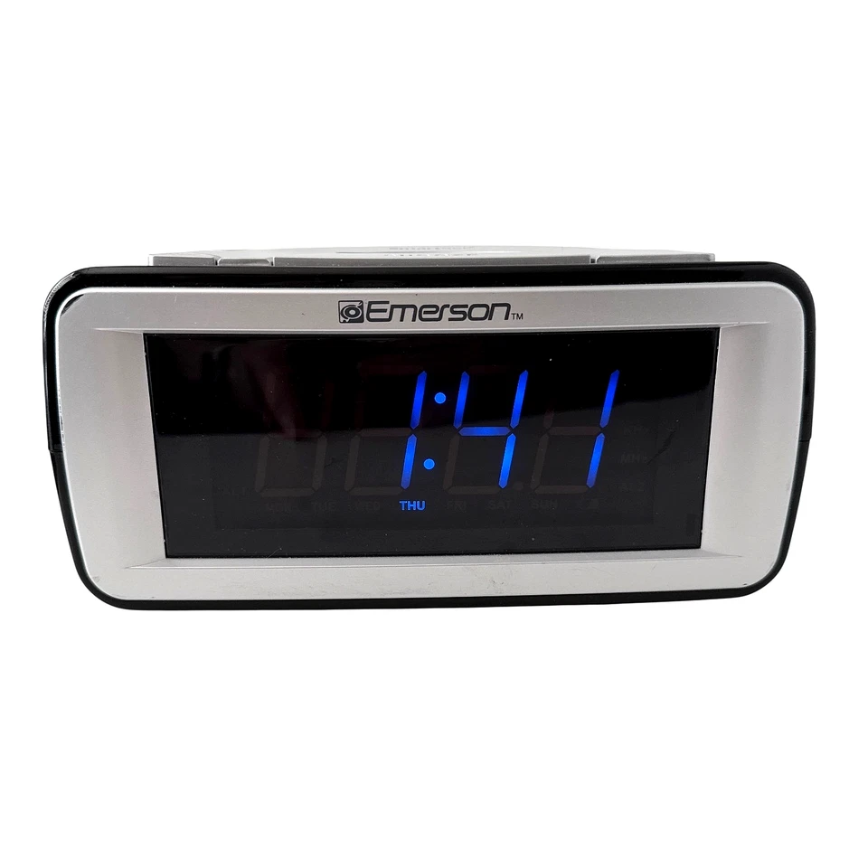Emerson CKS9031 Smart Set Reloj Despertador Doble Radio AM/FM *Probado y Funciona* Foto 2 de 4