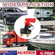 Disconnect Battery Isolator Car Cut Off Kill Switch Key Waterproof 12V Fit UTV