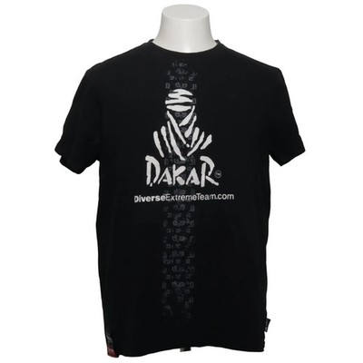 Diverse, T-shirt, Größe: L, model: dakar rally team, Schwarz, Print, Herren #GGg