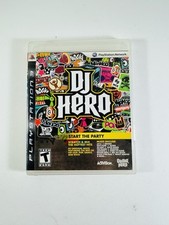 DJ Hero (Sony PlayStation 3, 2009) PS3 Game Only Case And Disc, No Manual ML386