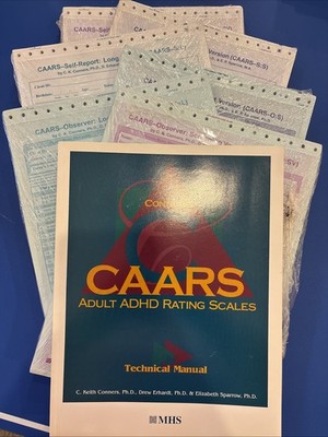 Conners  Adult ADHD Rating Scales (CAARS) & Report Forms. *NEW*
