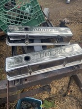 Moroso Sbc Stamped Steel Valve Covers Chrome Small Block Chevy 350 327 305